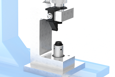 Приспособление для кернения крестовин